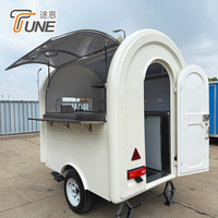 Remorque alimentaire en forme de dôme, cuisine mobile, camion de restauration entièrement équipé, chariot alimentaire, couleur, taille et équipement personnalisables