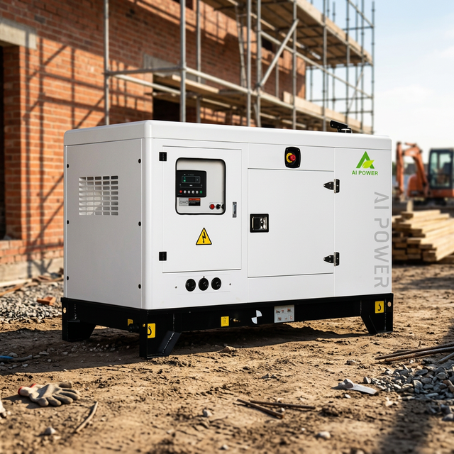 Super Silent Diesel Generator Set AI Power Auto Start ATS Remote Control 50/60Hz 480V ISO9001 & CE Certified 3 Phase 4 Wire