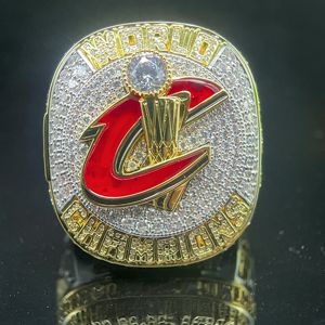 Bague commémorative de luxe plaquée or FH Hip Hop tendance, diamant NBA2016 Cleveland Cavaliers, objet de collection - Product Image 2