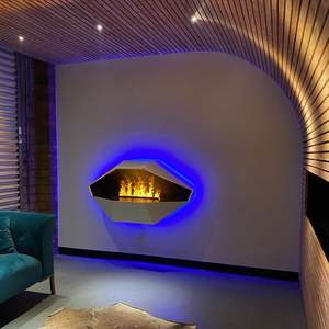 Haut <span class=keywords><strong>de</strong></span> gamme moderne éthanol vapeur d'eau brouillard <span class=keywords><strong>feu</strong></span> <span class=keywords><strong>cheminée</strong></span> simulé crépitement son vidéo - Product Image 3