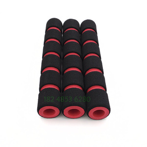 Foaming Tube NBR Rubber <b>Dumbbell</b> Grip Sleeve Black Red 5mm Wall Thickness Universal Fitness Equipment Accessory - Product Image 1