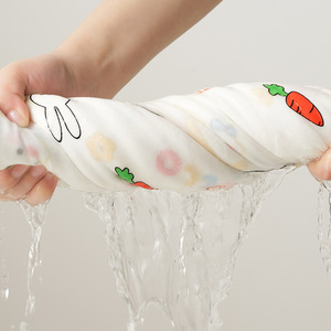 Manta Envolvente para Bebé Jianmu Qingyue de Algodón Puro de 80 cm con Diseño de Dibujos Animados de Animales, Toalla Envolvente para Recién Nacidos, Uso en Verano y Otoño - Product Image 3