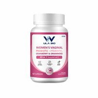 Complément Probiotique et Prébiotique Quotidien pour Femmes Adultes, avec D-Mannose et Complexe de Canneberge, Soutien Immunitaire, 60 Capsules, OEM, Marque Privée, Vente en Gros