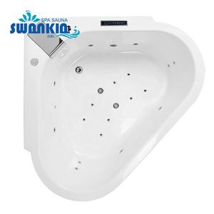 Nuovo design 2 persone angolo <span class=keywords><strong>bagno</strong></span> LED cangiante colore acrilico <span class=keywords><strong>vasca</strong></span> <span class=keywords><strong>da</strong></span> <span class=keywords><strong>bagno</strong></span> moderna - Product Image 4