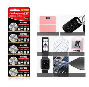 5 piles bouton CR2032 3V Li-Mn <span class=keywords><strong>DL2032</strong></span> ECR2032 GPCR2032 en blister pour montres et appareils électroniques - Product Image 4