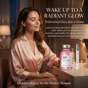 Sérum Éclat MOOLINSE au Collagène, Peptides de Cuivre, PDRN et <span class=keywords><strong>Vitamine</strong></span> B12, Acide Hyaluronique, Soin Visage pour Femmes 40ml OEM - Product Image 5
