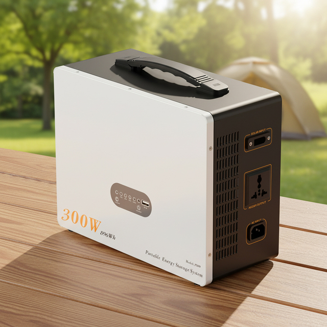 Smart Backup High Capacity Mobile Emergency Solar Battery Generator 300w Home Camping Lifepo4 Portable Outdoor Power Station