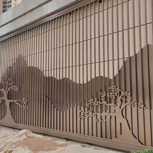 Modern Aluminum Room Divider Curtain Wall Panel Contemporary Design Anodized Finish Anti-Corrosion Office Building - Product Image 6