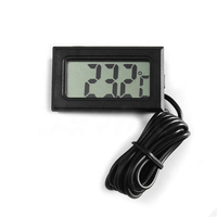 Termómetro Higrómetro Digital con Pantalla LCD, Sensor de Temperatura Interior Conveniente