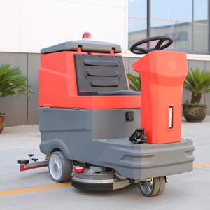 Nettoyeur de sols électrique à conduite assistée, nouvelle machine de nettoyage d'entrepôt - Product Image 1