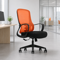 Fauteuil de bureau pivotant moderne en gros avec support lombaire, robuste, de niveau exécutif, pour personnel et cadres