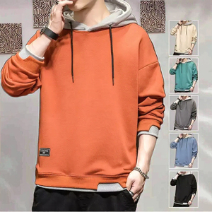 Sudadera con capucha de peso pesado de alta calidad para hombre OEM, logotipo personalizado, moda informal a la moda para primavera y otoño, diseño forrado con cuello con capucha - Product Image 3