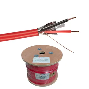 4x1.5平方毫米LPCB认可的屏蔽耐火硅橡胶LSOH火灾报警电缆