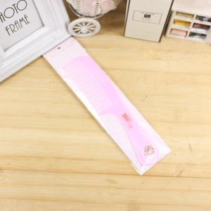 Peine de plástico de colores con dientes grandes, 15-20 cm, diseño de dibujos animados, ligero, para uso doméstico, colores mezclados, patrón aleatorio - Product Image 3