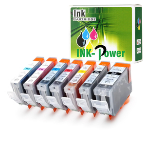INK-POWER-Cartucho de tinta de inyección de tinta de color compatible con PGI5 y CLI8 para impresora Canon <span class=keywords><strong>PIXMA</strong></span> IP4300 IP4500 <span class=keywords><strong>MP500</strong></span> - Product Image 1