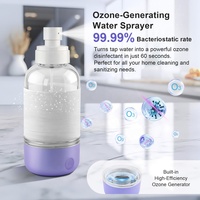 Botella Pulverizadora de Ozono, Sin Consumibles, Filtro de Agua del Grifo, Generador de Ozono