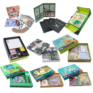 High Quality Customized board game cards printing supplier playing custom print Card Game with dices manufacturer