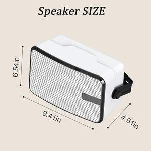Outdoor Wall <b>Mount</b> for <b>Speakers</b> 400W with Radio Remote Control & App Support - Product Image 5