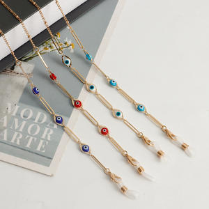REWIN Moda <span class=keywords><strong>Evil</strong></span> Eyes Cadena colgante para <span class=keywords><strong>gafas</strong></span> Cadenas de cuello de mujer <span class=keywords><strong>Gafas</strong></span> de sol Correa Cordón <span class=keywords><strong>Gafas</strong></span> Cuerda Accesorio al por mayor - Product Image 1