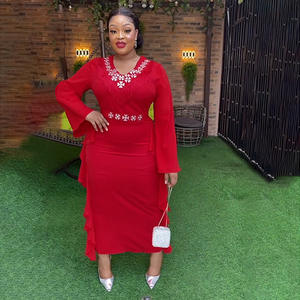 Afrique du Sud vêtements longue robe de bureau pour les femmes robe nouvelles mode - Product Image 4