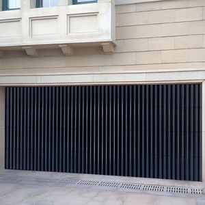 <span class=keywords><strong>Porte</strong></span> <span class=keywords><strong>de</strong></span> <span class=keywords><strong>garage</strong></span> <span class=keywords><strong>sectionnelle</strong></span> moderne en aluminium sur mesure, isolation thermique, commande électrique automatique à distance, antivol, silencieuse pour villa - Product Image 3