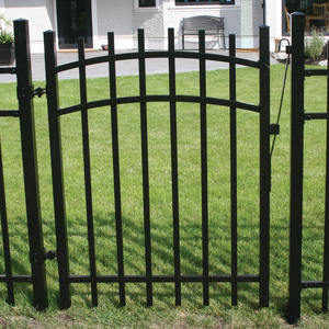 עיצוב פשוט מגולוון שער שביל ברזל מחושל גינה לחצר - Product Image 5