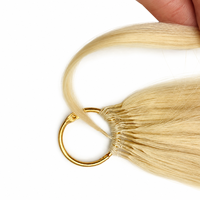 Extensions de cheveux en plumes naturelles au crochet, tissage machine, sans pointes abîmées, vente en gros d'usine, fournitures de salon