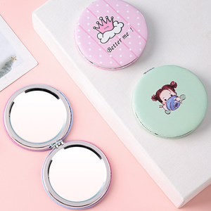 Metal Mini Travel Makeup <b>Mirror</b> Custom Logo UV Printing Die Casting Promotional Cosmetic <b>Mirror</b> Gift - Product Image 6