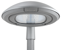 Lampe de rue LED à tête ronde de style européen en aluminium moulé sous pression 30w 40w 50w 60w 80w pour jardin