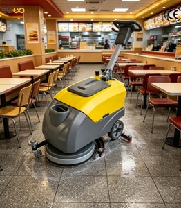 ST-X400 Commercial <b>Walk</b> Behind Floor Scrubber for Exhibition Halls Battery Powered Tile Floor Cleaning <b>Machine</b> - Product Image 3