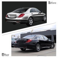 Nouveau kit carrosserie de haute qualité pour Mercedes-Benz Classe S W222 Facelift 2018, pare-chocs avant/arrière, calandre, garnitures de portes, marchepieds latéraux, mise à niveau S63 100%