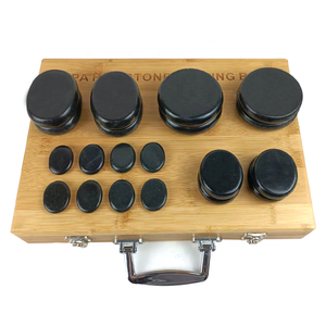 Terapi basal energi alami 20 buah, kotak pijat batu panas Spa untuk tubuh - Product Image 5