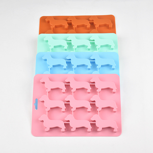 Wholesale Ice Cube <b>Tray</b> for Drink Ice Maker Candy Chocolate and Biscuit Fondant <b>Baking</b> Mold Dog Shaped <b>Silicone</b> Ice Cube Mold - Product Image 6