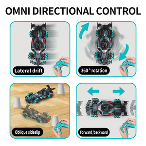 Voiture de course télécommandée pour enfants, à quatre roues motrices, avec pulvérisation de lumière, détection de gestes, voiture de dérive acrobatique, jouet - Product Image 4