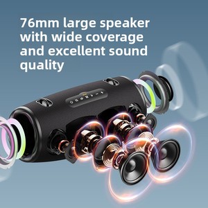 <span class=keywords><strong>Enceinte</strong></span> Bluetooth ZEALOT S87 5.2 étanche avec lumière RGB, pour fêtes en extérieur, 80W haute puissance, caisson de basses puissant, <span class=keywords><strong>batterie</strong></span> intégrée - Product Image 4