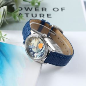 Reloj clásico de gran calidad, de acero inoxidable, con incrustaciones de diamante, superfino, BGW9, luminoso - Product Image 6