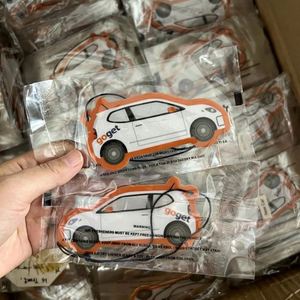 Premium Custom Designed Cross Style Silk Screen Printed Paper Car Air Freshener Business <b>Gift</b> Multiple Scents for Holiday - Product Image 5