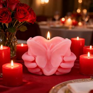 قوالب شموع سيليكون جديدة لعام 2026 لديكور المنزل في عيد الحب، قوالب شموع على شكل قلب، قوالب راتنج لصنع الشموع يدويًا، قوالب جبس - Product Image 2
