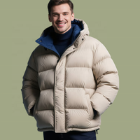 Vestes de chasse imperméables de style bombardier pour moto personnalisées, vestes d'hiver pour hommes, coupe-vent décontracté, doudoune