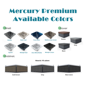 Bañera de hidromasaje personalizada para 9 personas, venta al por mayor, 110V, Spa al aire libre, Tinas De Hidromasaje, bañera De masaje, Spa - Product Image 3