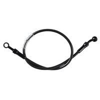 Manguera de Freno Trenzada de Acero Inoxidable para Motocicleta AN3 con Conector Banjo de Aluminio y Accesorios, Manguera de Freno con Banjo Extraíble