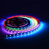 Lampu Strip LED Fleksibel 5V, Dapat Dikontrol via Aplikasi Wifi, Tahan Air, 5050 2835 RGB COB, Lampu Strip LED Pintar, Promo!