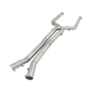 Sistema de Escape Deportivo LK Custom de Acero Inoxidable <span class=keywords><strong>201</strong></span> con Tubos de Escape Delanteros y Centrales, Resonador y Tubo en X para <span class=keywords><strong>BMW</strong></span> <span class=keywords><strong>M5</strong></span> F90 4.4T de Doble Salida - Product Image 3