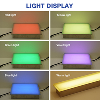 Lampes LED encastrées au sol de haute qualité, en verre trempé de 12 mm, IP66, éclairage linéaire encastré dans le sol, lampe encastrée dans les briques, éclairage souterrain, télécommande