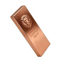 Offre Spéciale : Barre de Cuivre Pur Personnalisable 1kg, 99,9% Pure, pour Investissement, Barre Plate en Cuivre