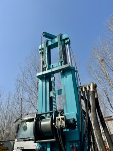 펌프 엔진 핵심 부품이있는 휴대용 디젤 유압 300m 깊은 로타리 드릴링 리그 시추공 물 우물 드릴링 머신 - Product Image 5