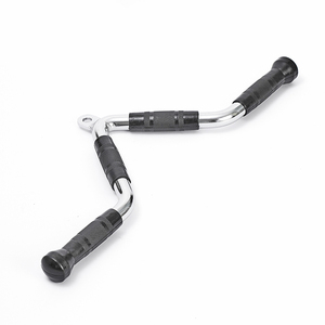 Barre de traction en forme de V en acier chromé avec revêtement TPR et poignée ronde pour exercices de <span class=keywords><strong>triceps</strong></span>, options de poids 5 kg/10 kg/20 kg - Product Image 3