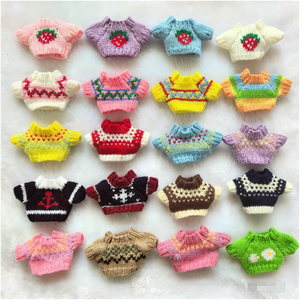 Vêtements de poupée DIY <span class=keywords><strong>Pull</strong></span> coloré pour poupées 10cm 17cm 6.7 pouces - Product Image 1