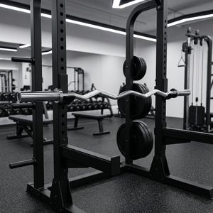 Barre de musculation moletée pour poids libres, réduit la pression au poignet, s'adapte aux plaques de poids standard, idéale pour <span class=keywords><strong>l</strong></span>'entraînement de force à domicile - Product Image 6