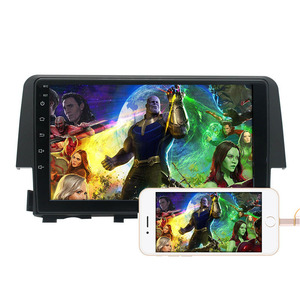 Android âm thanh xe hơi video DVD Player GPS cho Honda Civic 2016 2017 2018 2019 Android đài phát thanh <span class=keywords><strong>FM</strong></span> âm nhạc điện thoại liên kết Wifi BT <span class=keywords><strong>Navigation</strong></span> - Product Image 5